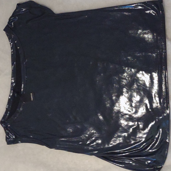 NWT Torrid | Liquid Black Blouse - Picture 6 of 10